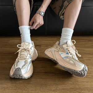 Chaussures de marche élégantes et respirantes pour hommes, avec logo personnalisé, toutes saisons, tige en maille respirante, semelle épaisse, style décontracté - Product Image 3