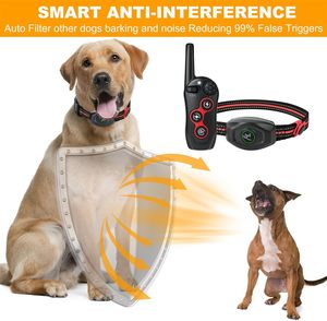 Wasserdichtes elektronisches Anti-Bäll-Stoßkragen Hundetraining Ultraschall-Bell-Gerät Bällkontrolle Haustierkragen elektrisches Hundebäll - Product Image 3