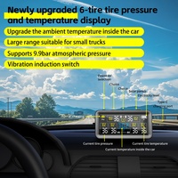 Système de surveillance de la pression des pneus pour camions légers et camping-cars, best-seller européen et américain - Affichage double 09,9 bars/14,4 PSI