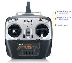 Émetteur RadioLink T8FB avec récepteur R8EF, 8 canaux, distance de contrôle de 2 km, contrôleur <span class=keywords><strong>RC</strong></span> pour <span class=keywords><strong>drone</strong></span>/UAV/avion <span class=keywords><strong>RC</strong></span> - Product Image 5