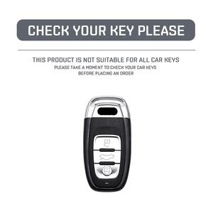 ใหม่เคสหนังกุญแจรถสำหรับ Audi A3 A4L A5 A6L A7L <span class=keywords><strong>Q3</strong></span> Q2l A8 Q4 <span class=keywords><strong>Etron</strong></span> Q5L Q7อุปกรณ์ตกแต่งรถยนต์ - Product Image 3