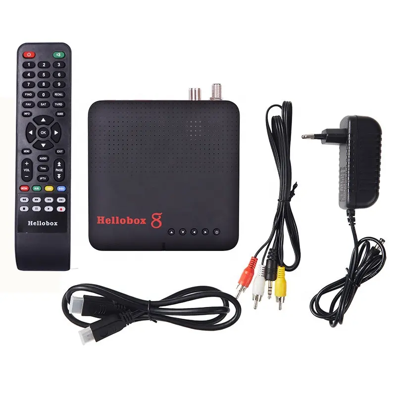 Hellobox 8 nuova versione ricevitore satellitare DVB-T2 DVBS2 Combo DVBPlayer per TV satellitare ricevitore satellitare DVB-S2/S2X/T2 set top box