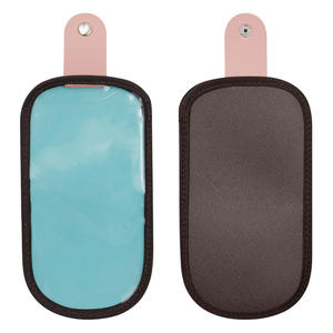 שקית אחסון שקוף בצורת גלידה למשקפי ראייה - נרתיק משקפי שמש נייד עם הדגשות עור לנסיעות בחוץ - Product Image 5