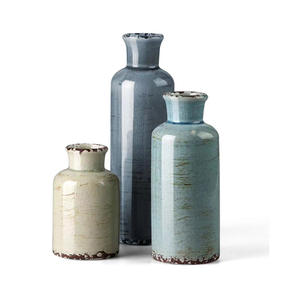 Nordic Grey Grote Keramische Vaas Porseleinen Bloempot Kerst Home Decor Keramische Vaas - Product Image 6