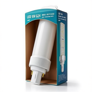 Lampadina LED 10W con attacco G24, luce bianca fredda, lampada sostitutiva a risparmio energetico - Product Image 2