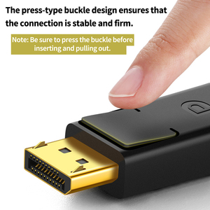 <span class=keywords><strong>DP</strong></span> <span class=keywords><strong>TO</strong></span> <span class=keywords><strong>DP</strong></span> CABLE 1.2เวอร์ชัน4K60HZ 1080P HDTV คอมพิวเตอร์จอมอนิเตอร์สายเคเบิลเชื่อมต่อความคมชัดสูง - Product Image 6