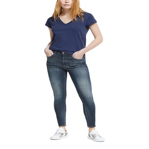 Basic Women Skinny <b>Jeans</b> Slim Fit <b>Elastic</b> High <b>Waist</b> Ladies' <b>Jeans</b> Fit in Stretchy Skinny Lady Hot <b>Jeans</b> Pants - Product Image 1