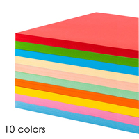 Papier couleur A4 Foska de bonne qualité 80 g/m², papier fait main, feuilles de papier couleur pour le bureau et les travaux manuels