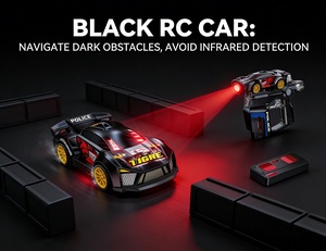 Voiture RC de combat infrarouge 2,4 GHz avec mécanisme de retournement, lumières LED, effets sonores, 3 options de couleur, jouet interactif télécommandé - Product Image 3