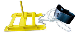 Traîneau de fitness réglable pour entraînement intensif, à charges de disques, avec ceinture lombaire et dispositifs de sécurité, pour entraînements avancés - Product Image 4