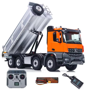 Camión Volquete RC a Escala 1/14, 8X8, Simulación de Camión Pesado, Control Remoto, Vehículo de Construcción RTR, Modelo de Hobby - Product Image 1