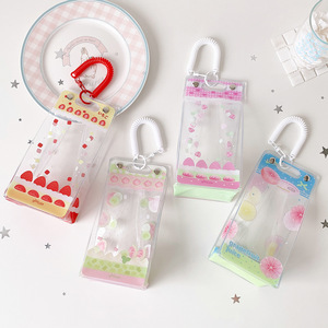 Bolsa de Transporte Transparente para Muñecas, Diseño de Pastel de Frutas, de PVC, para Amantes de las Muñecas y Estudiantes, Venta al Por Mayor - Product Image 5