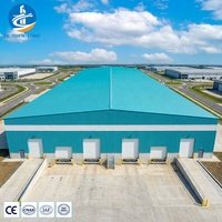 Estructura de Acero Prefabricada para Taller, Almacén o Granero, Kit de Construcción Metálica de Fácil Montaje