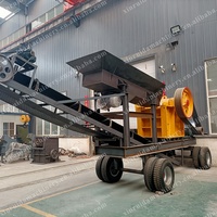Concasseur à mâchoires portable fiable pour le concassage de sable, de granit, de pierre, de bauxite et de minerai de cuivre