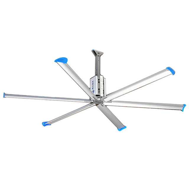 24ft Industrial Ceiling Fan With Permanent Magnet Engine Public Paces Large Overhead Fan