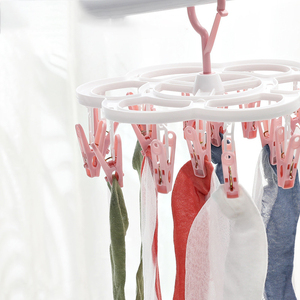TXL621 Multifonctionnel Coupe-Vent En Plastique Vêtements Cintre Sous-Vêtements Des Ménages Enfants Chaussettes Séchage Rack <span class=keywords><strong>Salle</strong></span> <span class=keywords><strong>De</strong></span> Bains <span class=keywords><strong>Porte</strong></span>-Serviette - Product Image 6