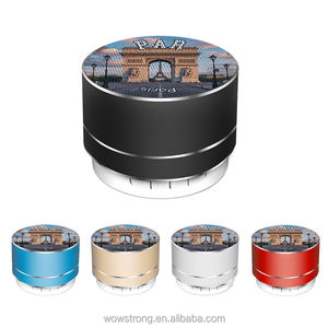 Logotipo personalizado A10 Altavoz Bluetooth Pedidos a granel para tiendas de recuerdos | Regalos de viaje portátiles Altavoz Bluetooth de recuerdo - Product Image 3