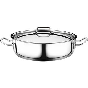 Olla de Acero Inoxidable VERONICA con Tapa, 32x8cm, 6.4L - Product Image 1