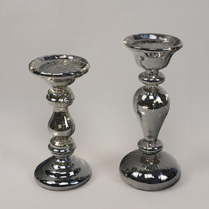 Fourniture d'usine Fête de mariage Décoration de table à la maison <span class=keywords><strong>Bougeoir</strong></span> en verre cristal à longue tige Chandelier décoratif - Product Image 4