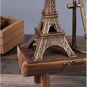 Sablier en résine créatif vintage Tour Eiffel pour la décoration de la maison et du bureau, design artistique, Noël et Halloween - Product Image 6