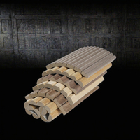 Panneau mural 3D en tambour cannelé, flexible, en MDF, imitation bois, pour décoration murale intérieure