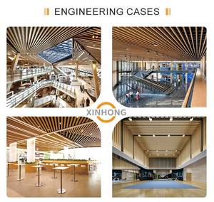 Sản phẩm bán buôn hình chữ U dải nhôm vách ngăn trần trong nhà Bảng điều chỉnh - Product Image 4