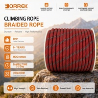 Cordon d'accessoire réfléchissant de 8 mm, corde utilitaire haute résistance en nylon et polyester tressé, paracorde pour la randonnée, le camping et l'escalade