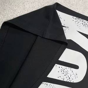 חולצת טי לגברים 100% כותנה, הדפס DTG, צווארון עבה, גזרה רחבה, כתפיים נמוכות, הדפס אותיות, לוגו בהתאמה אישית של RuiFei, איכות גבוהה - Product Image 3