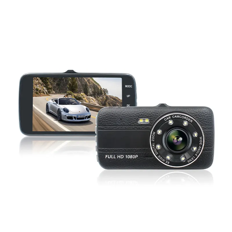 Factory direct sale dash cam have stock 4.0inch 1080P car black box support Loop recording with 170 Degree wide angle