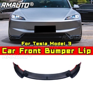 สปอยเลอร์กันชนหน้ารถยนต์ ฝาครอบป้องกันกันชนหน้า สำหรับ Tesla Model 3 ชุดแต่งรถยนต์ อุปกรณ์ตกแต่งรถยนต์ - Product Image 1