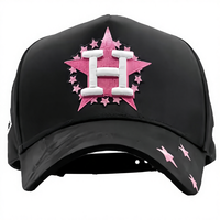 Chapeaux de plage unisexes à 5 panneaux en forme de A, en tissu de coton 100% avec dentelle, options de logo personnalisé, faible MOQ, livraison rapide