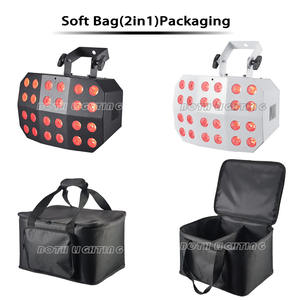 Both Lighting 2 unidades de luces wash tipo araña negras 24*12W LED RGBWA+UV, alimentadas por batería, DMX512, para <span class=keywords><strong>DJ</strong></span>, eventos, escenarios y bodas - Product Image 5