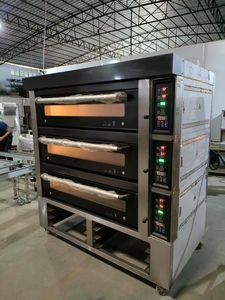 Horno de Convección Comercial de 2 o 3 Niveles, Horno Eléctrico de Acero Inoxidable, Horno Industrial para Panadería, para Hornear <span class=keywords><strong>Pan</strong></span>, Pasteles y Pizza - Product Image 5
