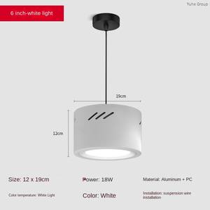Plafonnier LED moderne pour hôtel, usage commercial, dimmable, couleur, installation en surface, IP65, 5W, 9W, 12W, 24W - Marque YH - Product Image 5