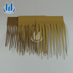 Nouveau toit de maison de chalet artificiel en aluminium économiseur d'énergie, vert et rentable, <span class=keywords><strong>tuile</strong></span> de toit de parapluie de chaume - Product Image 3