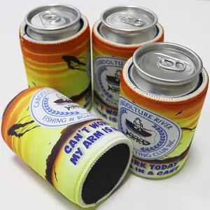 カスタムデザインのネオプレンビール缶クーラースリーブ断熱スタビーホルダーボトルクーラー缶カバーボトルカバー