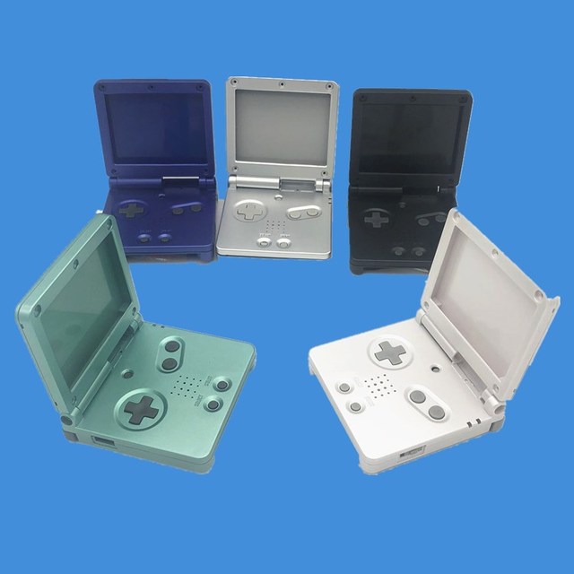 Multi-Color Full Set Replacement Housing Game Console Protective Shell for Gameboy GBASP GBA SP for Zelda Mario Pikachu