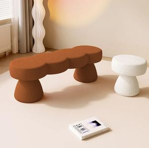 Banco bajo <span class=keywords><strong>de</strong></span> tela <span class=keywords><strong>de</strong></span> lujo ligero <span class=keywords><strong>de</strong></span> estilo europeo, banco <span class=keywords><strong>de</strong></span> <span class=keywords><strong>madera</strong></span> <span class=keywords><strong>para</strong></span> cambiar zapatos, Banco <span class=keywords><strong>de</strong></span> extremo <span class=keywords><strong>de</strong></span> <span class=keywords><strong>cama</strong></span> <span class=keywords><strong>para</strong></span> dormitorio, sala <span class=keywords><strong>de</strong></span> estar, Hotel/apartamento largo - Product Image 2