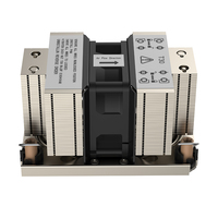 Support de refroidissement pour processeur de plateforme LGA4189, dissipateur thermique à 5 caloducs, fond en cuivre pour ordinateur, ventilateur de processeur 2u pour serveur, nouveau ventilateur de processeur TDP 400W