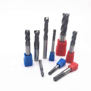 Fresa de carburo de 1/4 de pulgada con vástago de 65 HRC para madera - Product Image 1