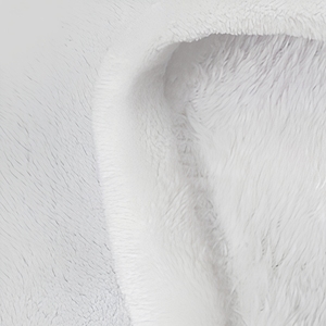 Plaid en polaire blanc tricoté et moelleux pour lit, canapé et maison - Product Image 5
