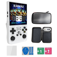 R36 Max Tragbare Retro-Spielkonsole 4,0 Zoll 128GB Vorinstalliertes Emulator-System Portable Gaming-Unterhaltung Kindergeschenke
