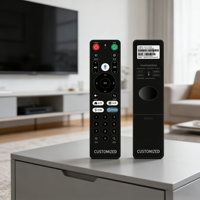 Télécommande vocale de remplacement OEM ODM avec code fixe pour téléviseur intelligent