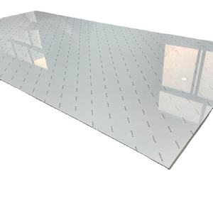 Papan MDF hewan peliharaan mengkilap tinggi putih 18mm 4x8 lembar MDF hewan peliharaan tahan api kedap air untuk lemari dapur - Product Image 1