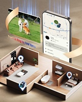 AirTags compatibles con la aplicación Find My y Android, localizador ligero para llaves, billetera, equipaje, mochila con batería CR2032 (1 unidad)