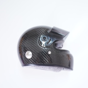 Coque de <span class=keywords><strong>casque</strong></span> en carbone premium de nouvelle génération, fibre de carbone 3K avec finition brillante mate, cadre léger, tissage sergé uni - Product Image 5