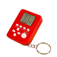 Porte-clés de jeu rétro, étui transparent durable, console de poche avec mini jeu, accessoires pour fête d'étudiants, console de jeu