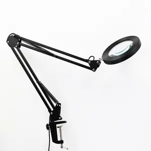 72 LED 10X NEW Illuminated Magnifier USB 3 Colors LED Magnifying Glass for Soldering Iron Repair/Table Lamp/Skincare Beauty Tool