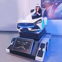 Máquina de Juego de Conducción de Autos de Realidad Virtual 9D Directo de Fábrica, Simulador de Carreras de Autos de Realidad Virtual 9D