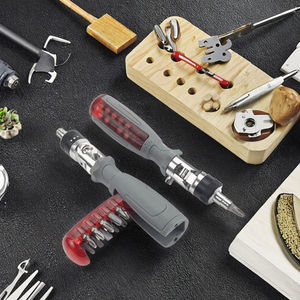 Ensemble de tournevis à cliquet manuel <span class=keywords><strong>GLEDE</strong></span> 10-en-1, kit d'outils à main OEM avec embouts, garantie 1 an, emballage en boîte - Product Image 3